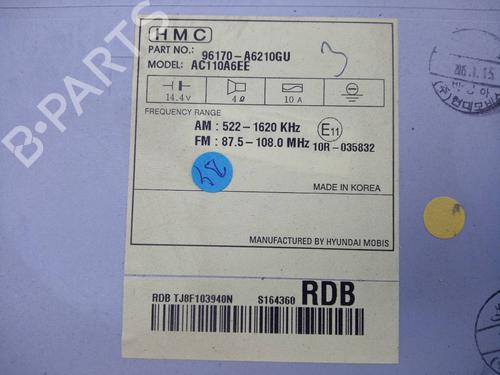 Radio HYUNDAI i30 (GD) 1.4 CRDi | BP16550681E6 