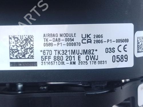 Kollisonspute sett CUPRA FORMENTOR (KM7, KMP) 1.5 TSI | BP30635897C86