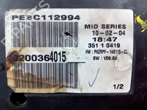 Instrument cluster RENAULT MEGANE II (BM0/1_, CM0/1_)  | BP2961853C47 