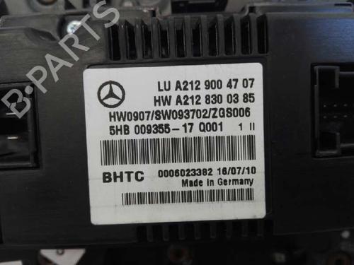 Climate control MERCEDES-BENZ E-CLASS (W212)  | BP3134343I5 