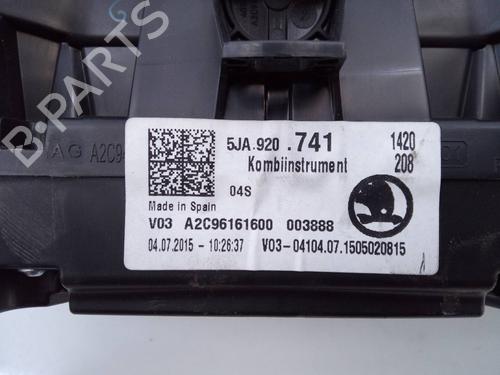 Instrument cluster SKODA RAPID (NH3, NK3, NK6) 1.6 TDI | BP16083277C47 