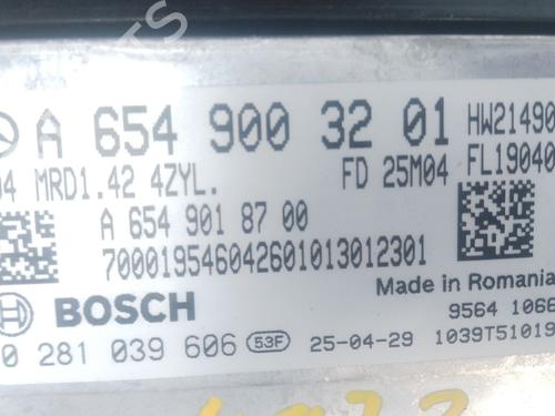 Engine control unit (ECU) MERCEDES-BENZ VITO Tourer (W447) 114 CDI 4-matic (447.701, 447.703, 447.705) | BP36643674M57 - Image 4