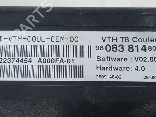 Electronic module PEUGEOT 3008 I MPV (0U_) 1.6 HDi | BP29888344M83