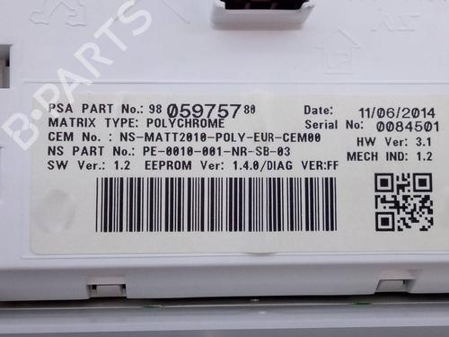 Instrument cluster PEUGEOT 208 I (CA_, CC_)  | BP21122044C47