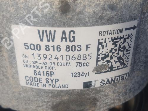 AC compressor SEAT LEON (5F1) 1.2 TSI | BP24681801M34 - Image 5