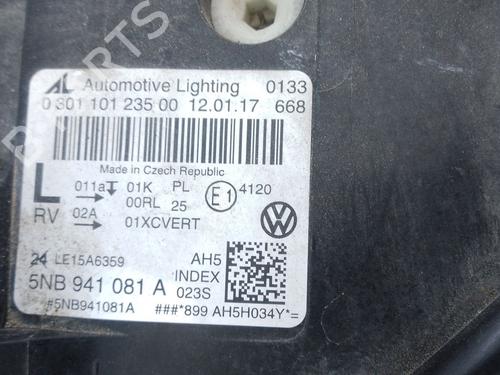 Left headlight VW TIGUAN (AD1, AX1) 2.0 TDI | BP29943668C28 