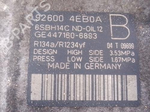 AC compressor RENAULT KADJAR (HA_, HL_) 1.6 dCi 130 (HLA4) | BP33794717M34 - Image 6