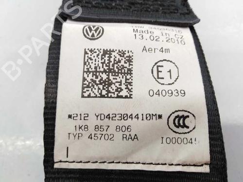 Rear right seatbelt VW SCIROCCO III (137, 138) 1.4 TSI | BP6619601I28 