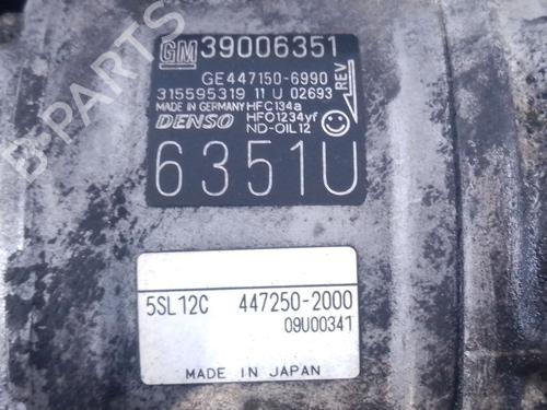 AC compressor OPEL CORSA E (X15) 1.3 CDTI (08, 68) | BP33705159M34 - Image 3