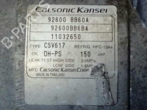 AC compressor NISSAN QASHQAI / QASHQAI +2 I (J10, NJ10, JJ10E)  | BP7107807M34 
