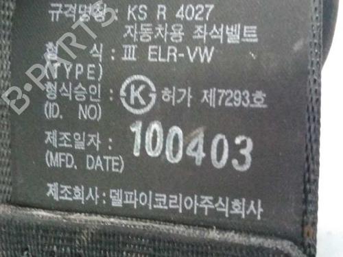 Rear right seatbelt HYUNDAI ix35 (LM, EL, ELH) 2.0 CRDi 4WD | BP6620346I28 