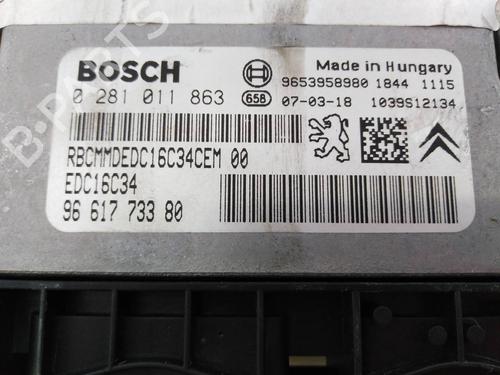 Engine control unit (ECU) CITROËN C4 Coupe (LA_)  | BP7556587M57 