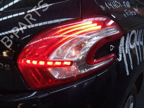 Used Right taillight PEUGEOT 208 I (CA_, CC_) 1.4 HDi (68 hp) 16561571