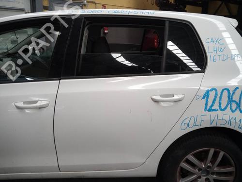 Used Left rear door VW GOLF VI (5K1) 1.6 TDI (105 hp) 16891424