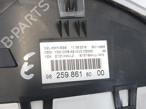 Instrument cluster PEUGEOT 208 I (CA_, CC_) 1.2 VTI 82 | BP28052255C47 