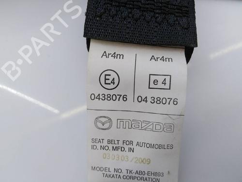 Rear left seatbelt MAZDA 3 (BK) 1.6 DI Turbo | BP7251914I29 