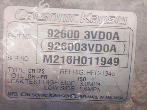 AC compressor NISSAN NV200 / EVALIA Bus 1.5 dCi 90 (M20, M20M) | BP33794743M34 - Image 5