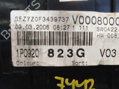 Instrument cluster SEAT LEON (1P1) 1.9 TDI | BP5843465C47