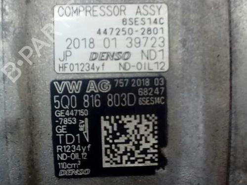 AC compressor SEAT IBIZA V (KJ1, KJG)  | BP6530598M34 