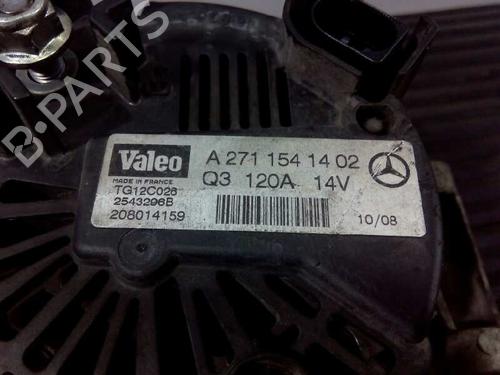 Alternator MERCEDES-BENZ C-CLASS (W204) C 180 Kompressor (204.046) | BP2279983M7 
