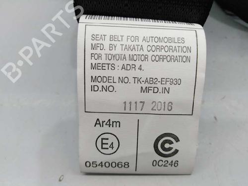 Rear left seatbelt TOYOTA PRIUS PLUS (_W4_) 1.8 Hybrid (ZVW40W, ZVW41W) | BP6619620I29 