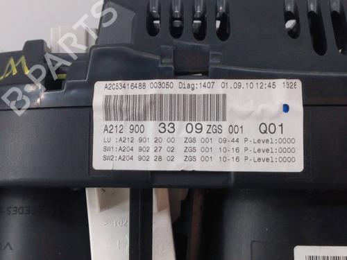 Instrument cluster MERCEDES-BENZ E-CLASS (W212)  | BP8298196C47 