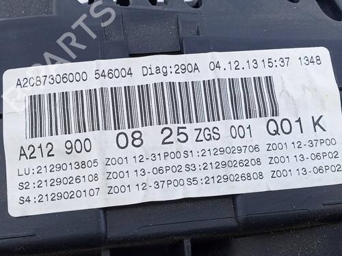 Instrument cluster MERCEDES-BENZ E-CLASS (W212) E 220 CDI / BlueTEC (212.001, 212.002) | BP18089423C47 
