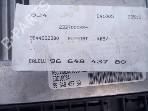 Engine control unit (ECU) CITROËN C4 Coupe (LA_) 1.6 HDi | BP12495443M57 
