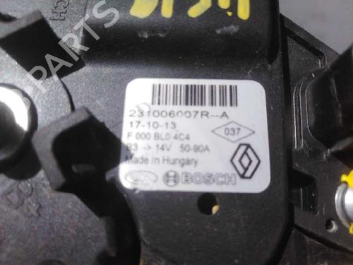 Alternator RENAULT CLIO IV (BH_) 0.9 TCe 90 (BHNF, BHMA, BHMH, BHJK, BHJR) | BP4106748M7 