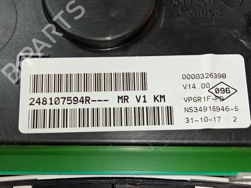 Instrument cluster DACIA DOKKER MPV (KE_)  | BP15596912C47 