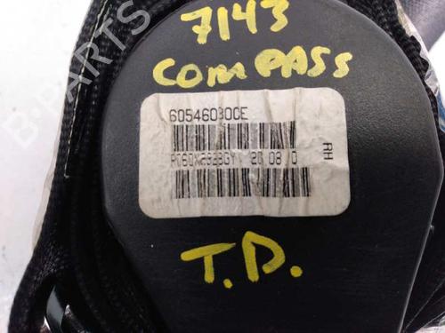 Rear right seatbelt JEEP COMPASS (MK49) 2.2 CRD 4x4 | BP6620401I28 