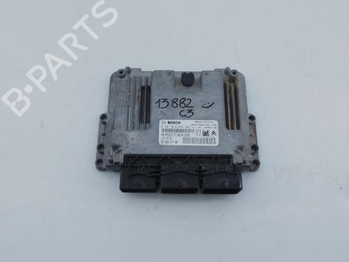 Used Engine control unit (ECU) CITROËN C3 II (SC_) 1.4 HDi 70 (SC8HZC, SC8HR0, SC8HP4) (68 hp) 28056391