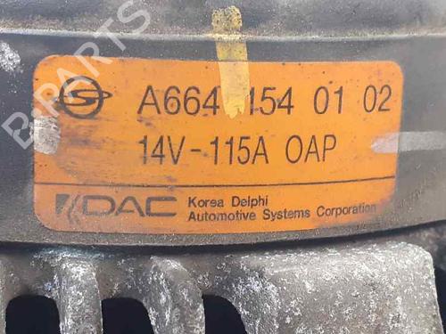 Alternatore SSANGYONG ACTYON I 2.0 Xdi | BP6053448M7 