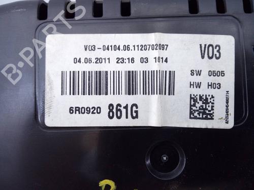 Instrument cluster VW POLO V (6R1, 6C1)  | BP22976796C47 