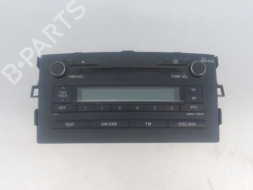 Used Radio Radio TOYOTA AURIS (_E15_) 1.4 D-4D (NDE150_, NDE150R) (90 hp) 20598157 20598157