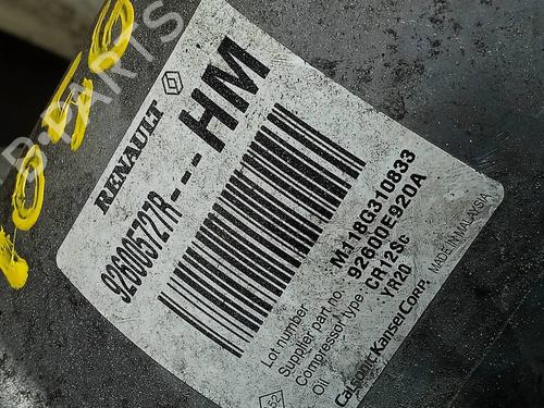AC compressor DACIA LODGY (JS_) 1.6 LPG (JSAV) | BP10693523M34 