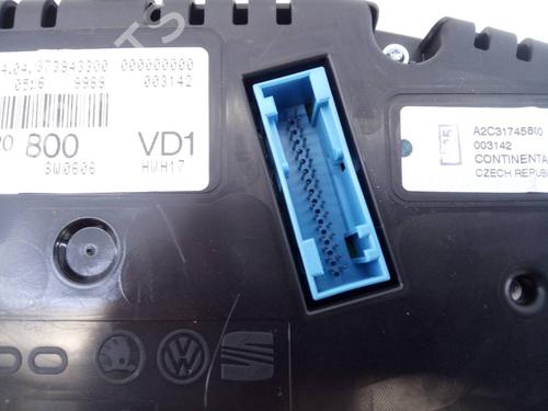Instrument cluster SKODA RAPID (NH3, NK3, NK6) 1.2 TSI | BP12494250C47 