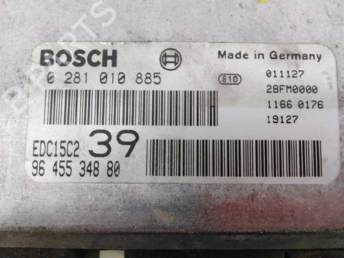 Engine control unit (ECU) CITROËN C5 I (DC_) 2.2 HDi (DC4HXB, DC4HXE) | BP7247422M57 