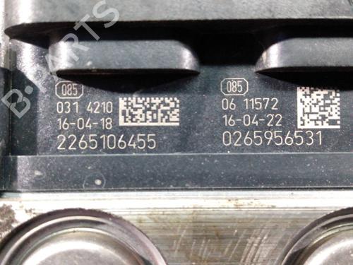 ABS pump NISSAN QASHQAI II SUV (J11, J11_) 1.2 DIG-T | BP8938016M43 