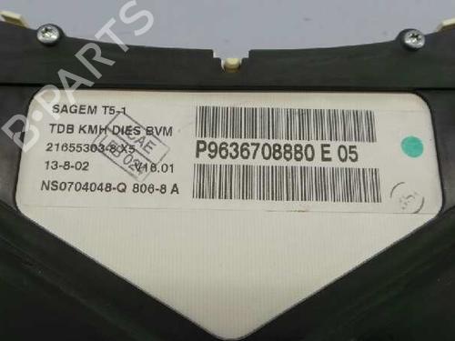 Instrument cluster PEUGEOT 307 (3A/C) 2.0 HDi 110 | BP2354723C47 