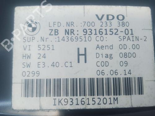 Instrument cluster BMW X1 (E84) sDrive 18 d | BP37667335C47 - Image 5