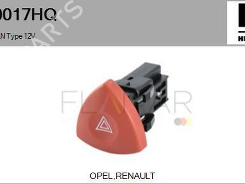 Used Warning switch RENAULT LAGUNA II (BG0/1_) 1.9 dCI (BG0E) (105 hp) 31246940