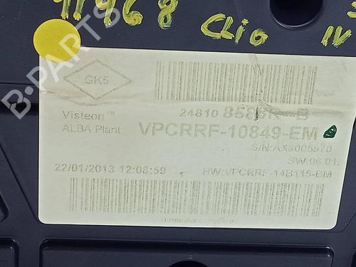 Instrument cluster RENAULT CLIO IV (BH_) 1.5 dCi 90 | BP16747317C47 