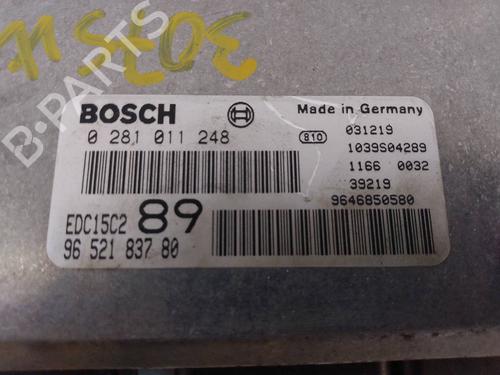 Engine control unit (ECU) PEUGEOT 307 (3A/C) 2.0 HDi 110 | BP8906683M57 