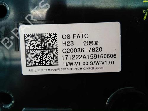 Climate control HYUNDAI KONA (OS, OSE, OSI) 1.0 T-GDi | BP5574859I5 