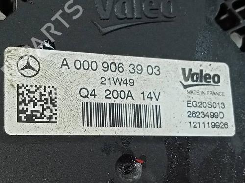 Alternator MERCEDES-BENZ SPRINTER 3,5-t Van (B907, B910) 314 CDI All-wheel Drive (907.633, 907.635, 907.637) | BP11352278M7 