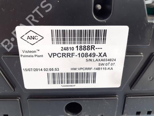 Instrument cluster RENAULT CLIO IV (BH_) 1.5 dCi 75 | BP8826219C47 