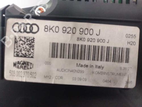 Instrument cluster AUDI A4 B8 (8K2)  | BP4880635C47 