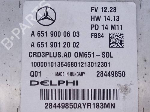 Engine control unit (ECU) MERCEDES-BENZ C-CLASS (W205) C 220 BlueTEC / d (205.002, 205.004) | BP20707147M57 