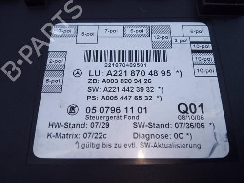 Electronic module MERCEDES-BENZ S-CLASS (W221, V221)  | BP21378210M83 